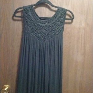 Lane Bryant Crochet Sleeveless Dress
